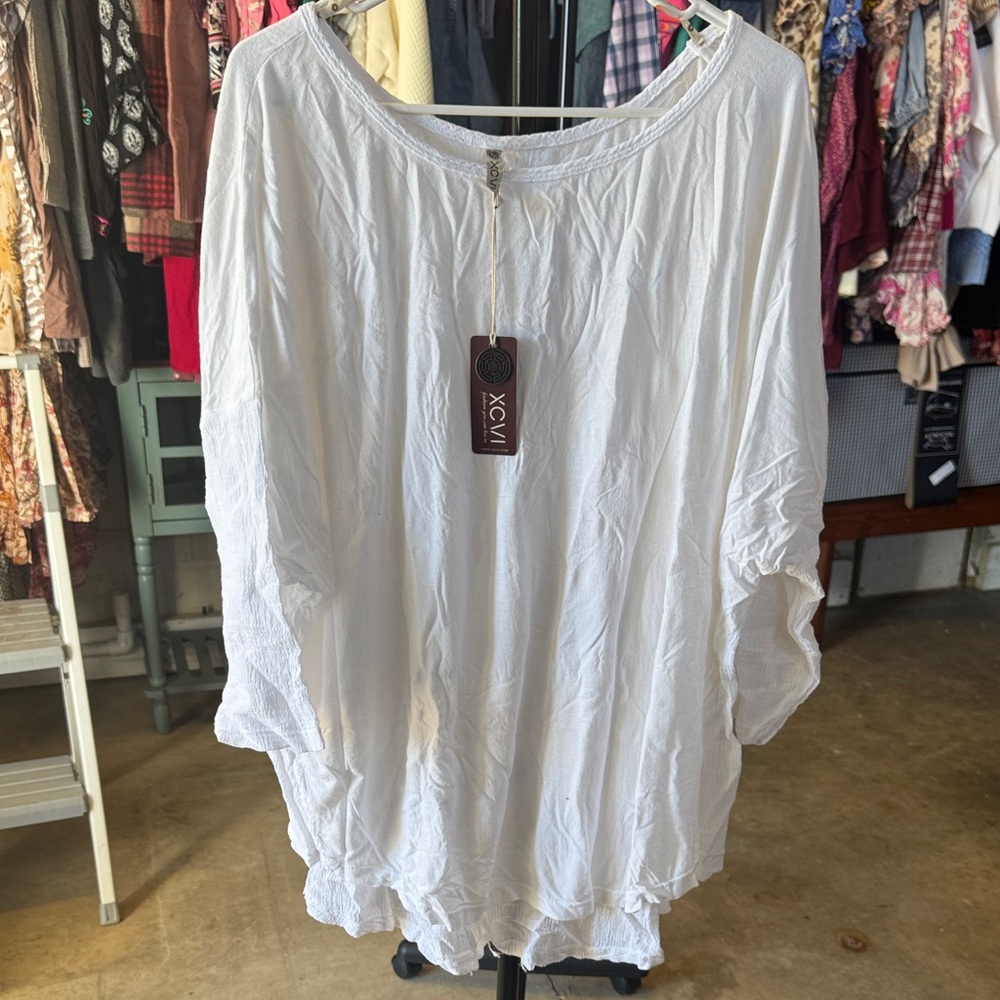 XCVI White Women's Blouse